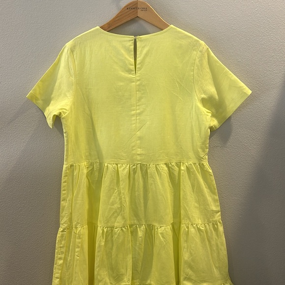 NWT Kestan yellow linen blend dress - Picture 6 of 8